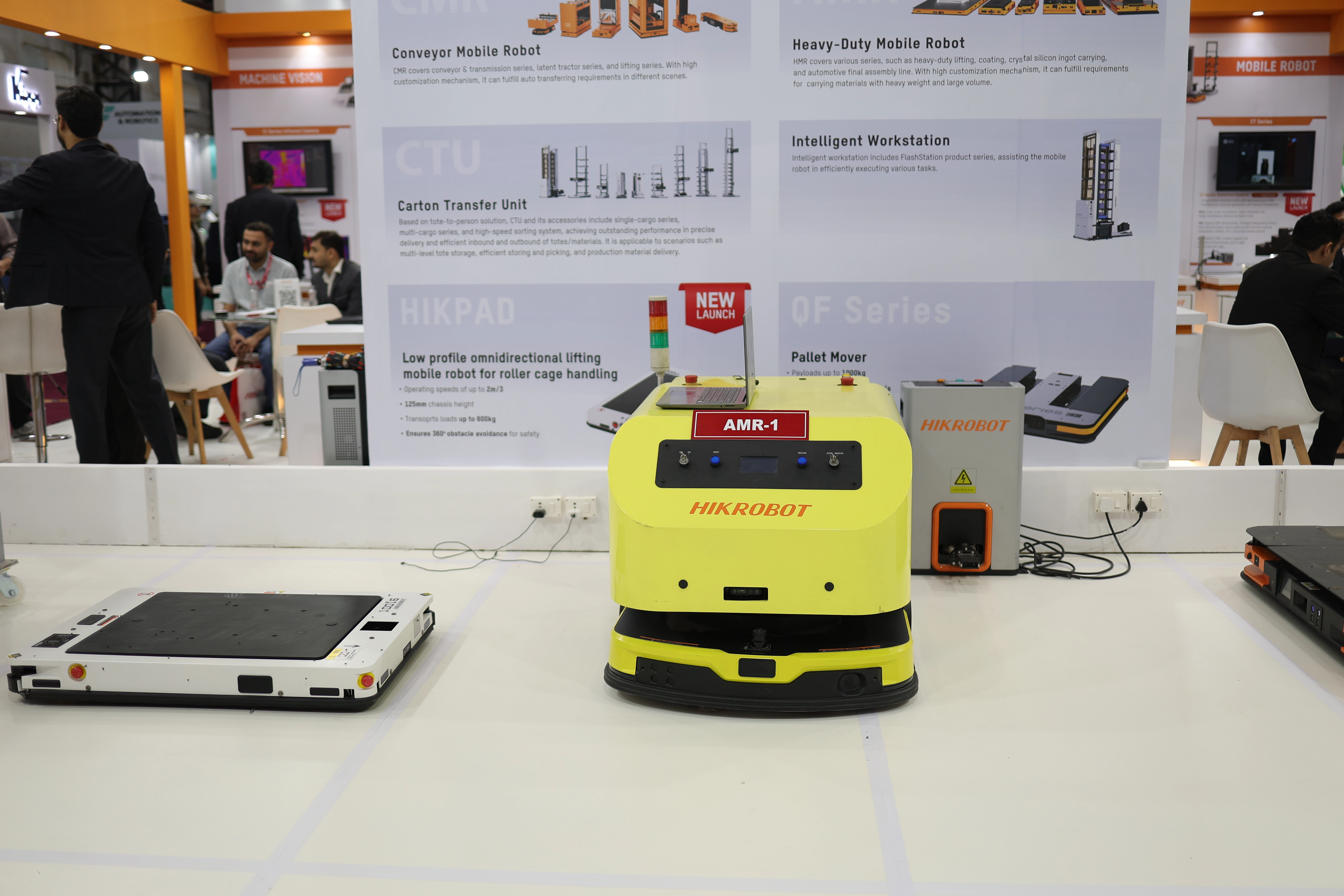 Show floor aisle at a past Automation Expo