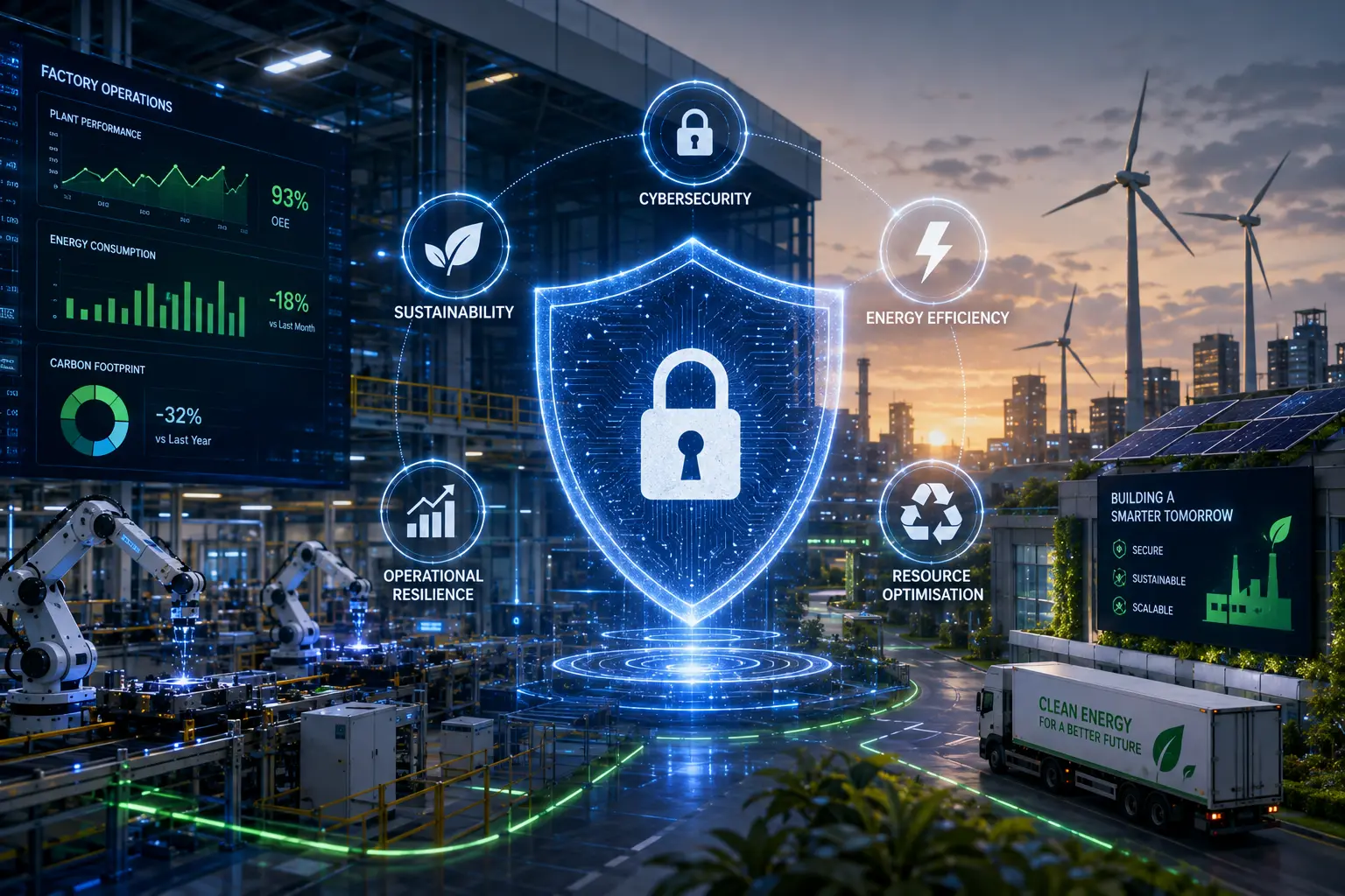 Secure and sustainable industrial operations